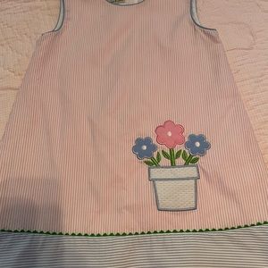 Marco and Lizzy size 5 seersucker dress perfect for spring and summer